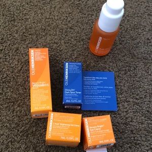 Ole Henriksen truth serum, dark spot toner, vit C serum, banana bright eye cream